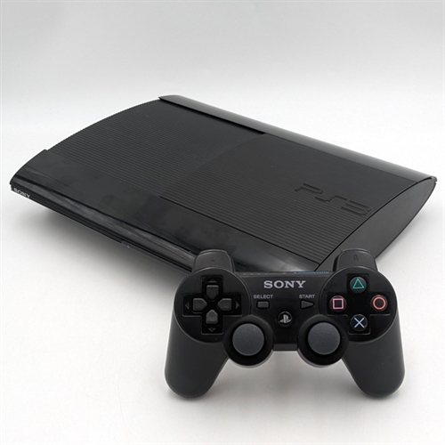 Playstation 3 Konsol - Super Slim 500 GB - SNR 02-27445842-1426395-CECH-4004C (B Grade) (Genbrug)